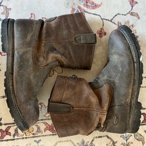 LaCrosse Two-Tone Leather Boots | Size 14